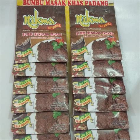 Jual NIKMA Spesial Bumbu Masak Tradisional Instan Rendang Khas Padang