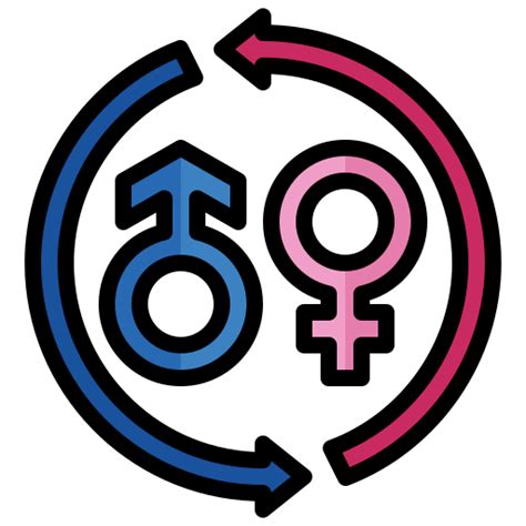 Sex Change Surang Lineal Color Icon