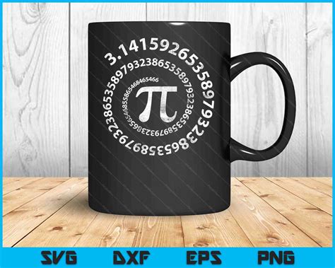 Pi Day Shirt Spiral Pi Math Design For Pi Day 314 Svg Cutting Files