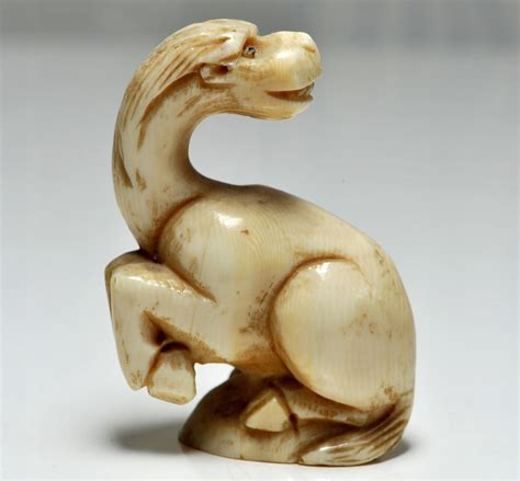 Netsuke FANTASTYCZNE ZWIERZĘ Japonia XIX w 8947783458