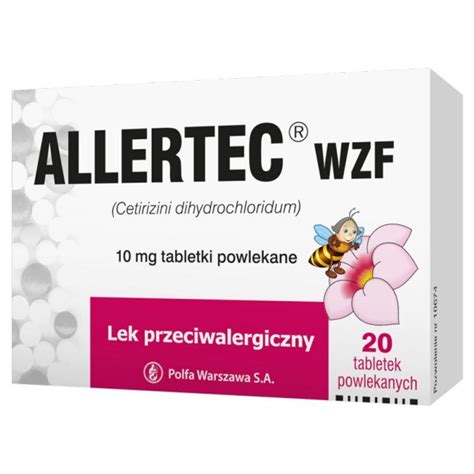 Allertec WZF 10 Mg X 20 Tabl Powl Koenzym Q10 Preparaty Witamin I