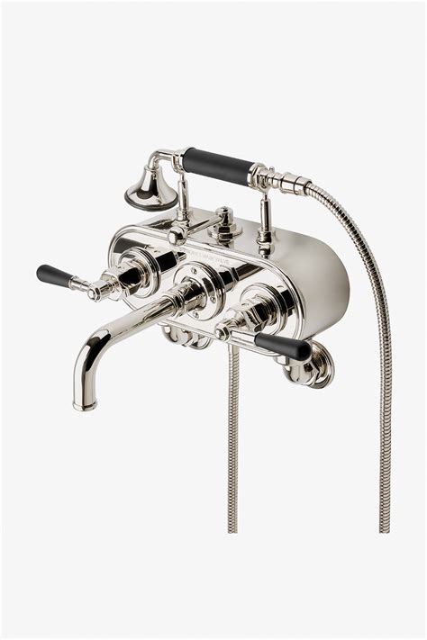 Discover Regulator Exposed Wall Mounted Tub Filler With Handshower And