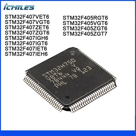 STM32F407VET6 STM32F407VGT6 STM32F407ZET6 STM32F407ZGT6 STM32F407IGH6