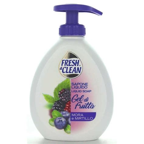 FRESH CLEAN SAPONE LIQUIDO MANI GEL FRUTTA MORA