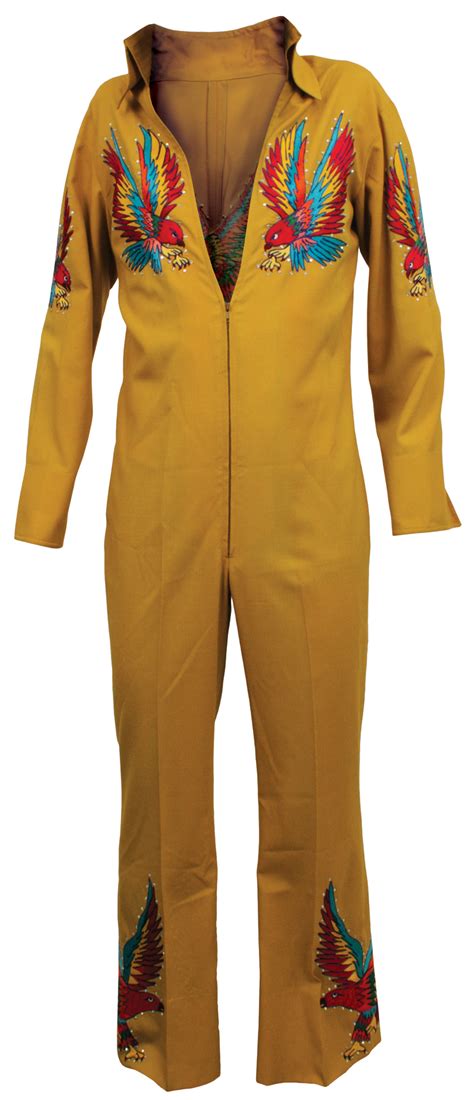 Lot Detail Elvis Presley Stage Worn Nudies Jumpsuit