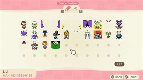 Undertale Custom Paths For Acnh Animal Crossing Custom Design Custom