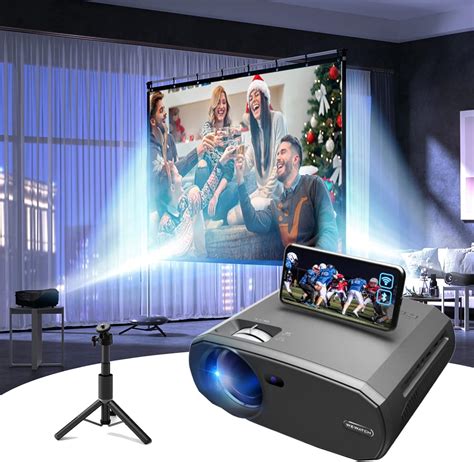 Amazon WEWATCH V50 5G WiFi Projector 1080P With Blutooth Gray