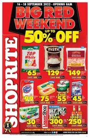 Shoprite Northern Cape Free State Big Red Weekend 16 September