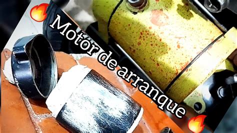 Motor De Arranque Moto Pegado Mantenimiento Y Pintura Arranque Akt