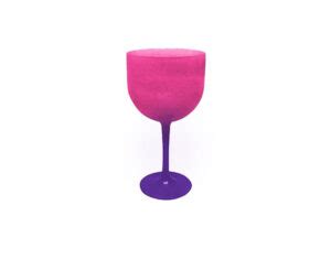 Taça Gin Jateada 500ml Rosa e Roxo Distrimix Nordeste