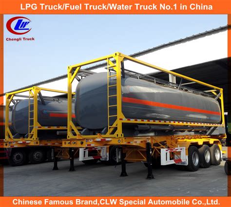 Feet Chemical Liquid Tanker Container In T Iso Tank Container