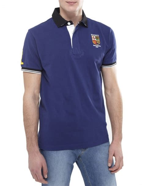 Hackett London Rowing Club Polo Shirt In Blue For Men Lyst