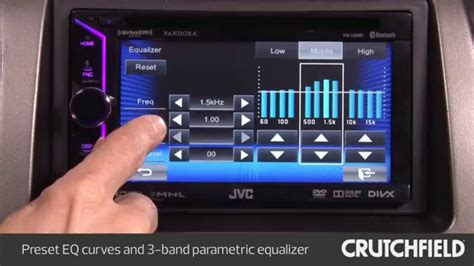 Jvc Kw V Bt Display And Controls Demo Crutchfield Video Youtube