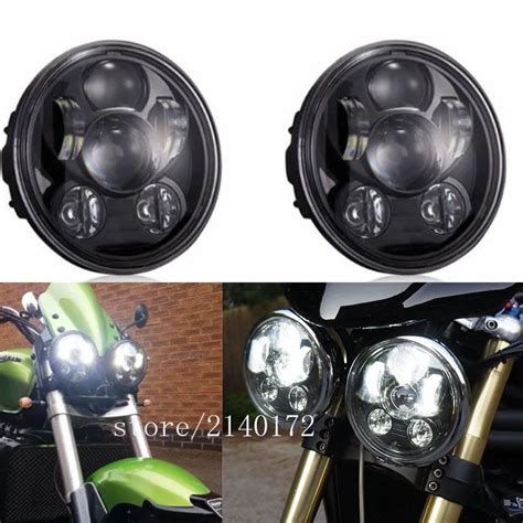 Faro Delantero De Haz Alto Bajo H Para Motocicleta Dyna Sportster