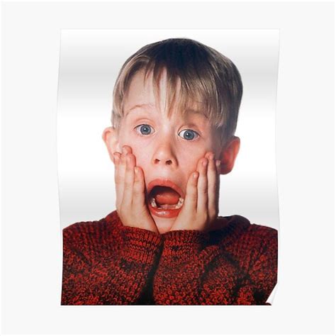 Kevin Mcallister Home Alone Scream Premium Matte Vertical Poster Sold