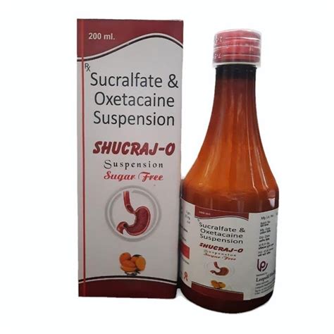 Sucralfate Oxetacaine Suspension 200 Ml At Rs 79 99 Box In Sas Nagar