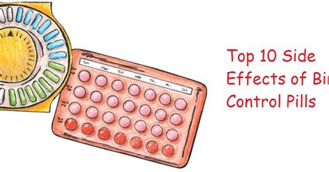 10 Side Effects Of Birth Control Pills That You Should Know