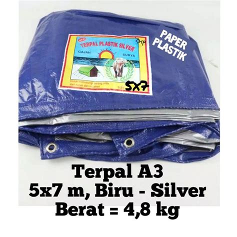 Jual Terpal X A Gajah Biru Silver X M Mobil Pickup Truck Tenda