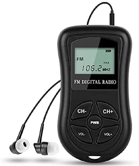 Personal Fm Walkman Radio Mini Digital Tuning Portable Radio Lcd