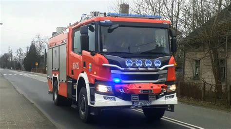 ALARMOWO POŻAR SADZY 301 O 25 GCBA 5 38 Scania P410 WISS z JRG 1