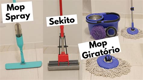 Qual O Melhor Mop Para Limpeza Comparando Mop Spray Mop Sekito