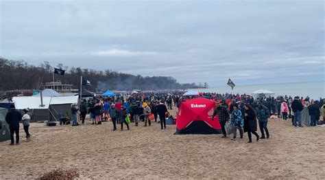 Hundreds Participate In The Milwaukee Polar Bear Plunge