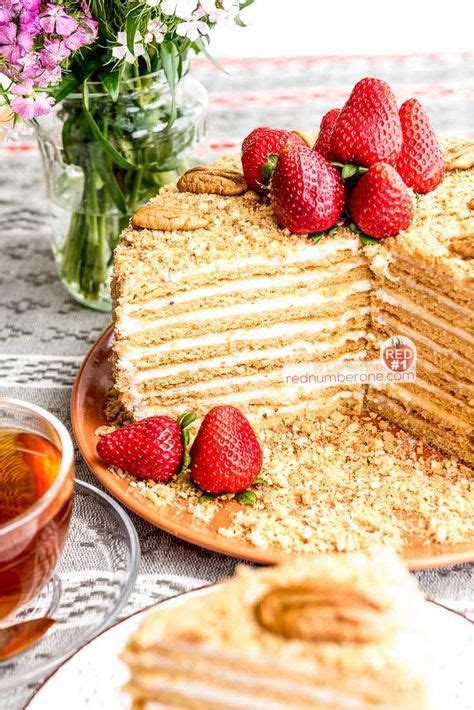 Russian Honey Cake Medovik Recipe Medovik Recipe Russian Honey