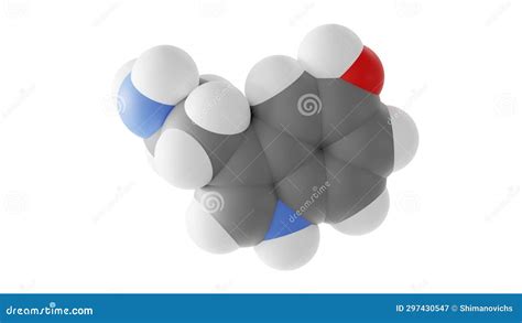 Serotonin Molecule Monoamine Neurotransmitter Molecular Structure