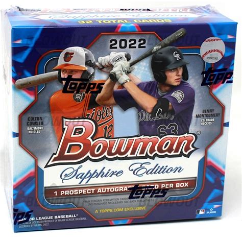 Bowman Baseball Sapphire Edition Box