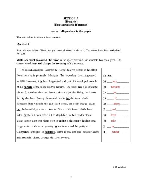 Sample Pt3 English Paper 2019 Pt3 2019 Latest Formats Pdf Question