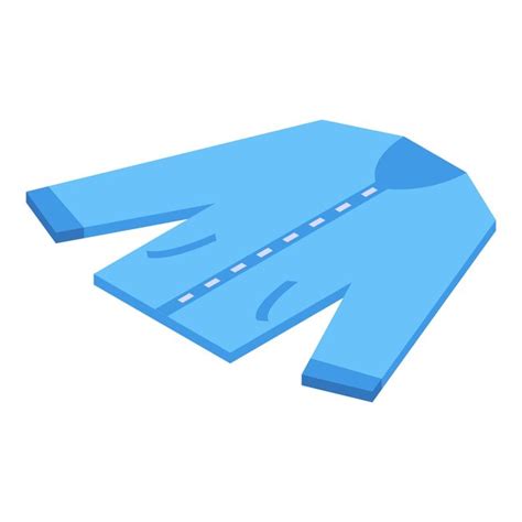 Premium Vector Ironing Blue Shirt Icon Isometric Vector Iron Board