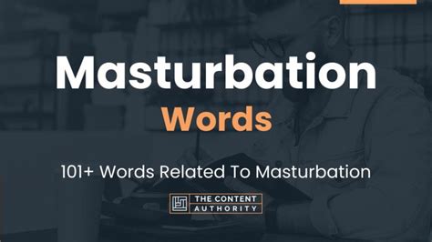 Masturbation Words 101 Words Related To Masturbation