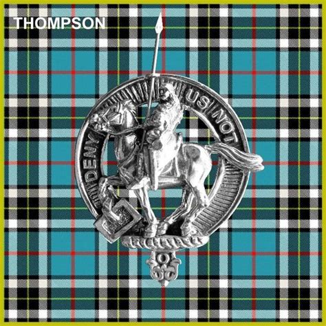 Thompson Clan Crest Scottish Cap Badge Cb02 Etsy Scottish Clans