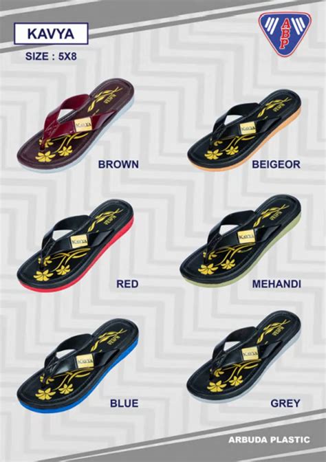 Pvc Gender Women Arbuda Plastic Kavya Slippers Slipper Type Hawai