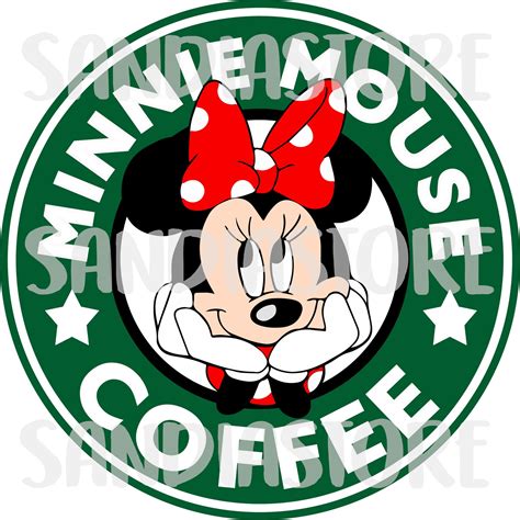 Minnie Mouse Coffee Starbucks Svg Etsy