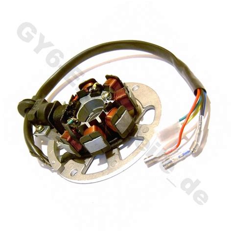 Lichtmaschinen Stator Ankerplatte 6 Kabel 2 Takt 50ccm SCOOTER 29 60