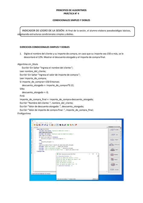 Practica Estructuras Condicionales Simples Y Dobles Ejercicios Hot