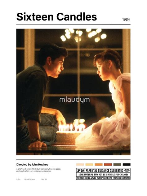 "Sixteen Candles" Poster for Sale by mlaudym | Redbubble