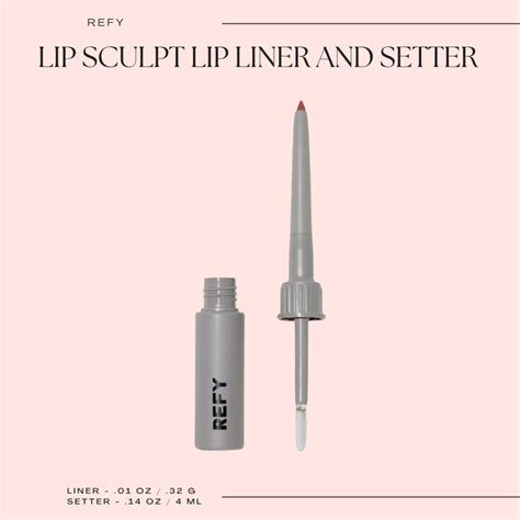 Refy Lip Sculpt Lip Liner And Setter Shopee Philippines