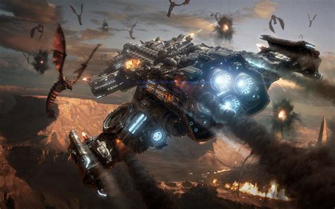 Wallpaper Video Game Futuristik Kapal Angkasa Mesin Starcraft