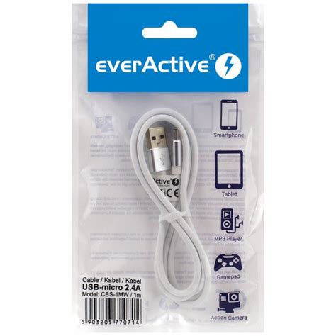 Kabel Przew D Silikonowy Usb Micro Usb Everactive Cm Proline