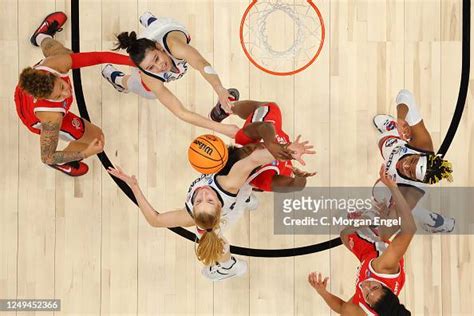 Dorka Juhasz Of The Uconn Huskies Reaches For A Rebound Against The News Photo Getty Images