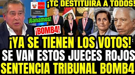 LOS SACAN A TODOS TRIBUNAL CONSTITUCIONAL MANDA VOLAR A MIEMBROS JNJ Y