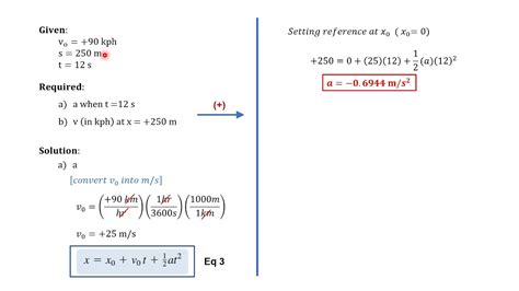 Rectilinear Motion Sample Problem 2 Youtube