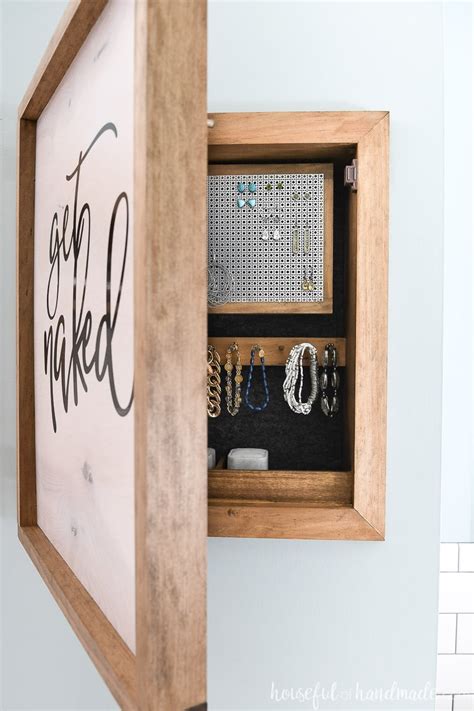 DIY Wall Jewelry Organizer - Houseful of Handmade