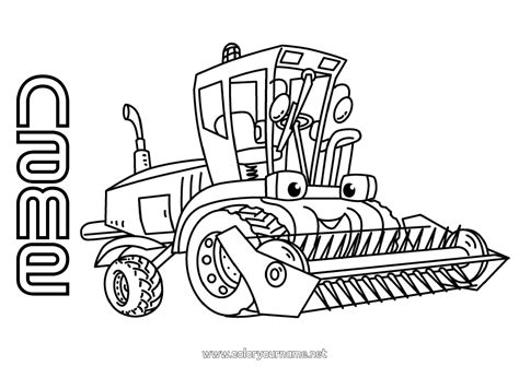 Explore 78+ newest combine harvester coloring pages , free to print and