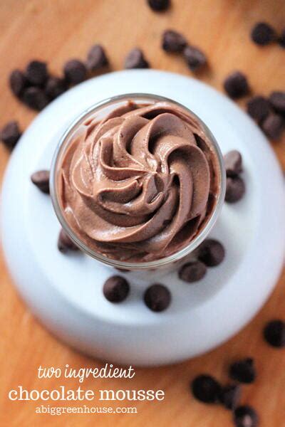 Two Ingredient Chocolate Mousse