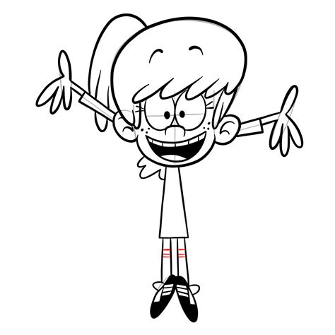 How To Draw Lynn Loud Jr Sketchok Easy Drawing Guides