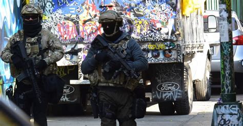 Mexican Army Special Mission Unit Fer Operators During A Mission