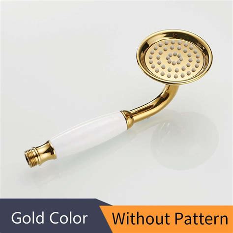 Luxury Shower Heads Antique Brass Bathroom Hand Held Shower Sprayer